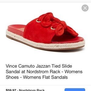 ISO Vince Camuto Jazzan Tied Slide sandal